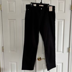 NWT Levi's Black Athletic Hybrid Chino with Classic Fit Men 36x32